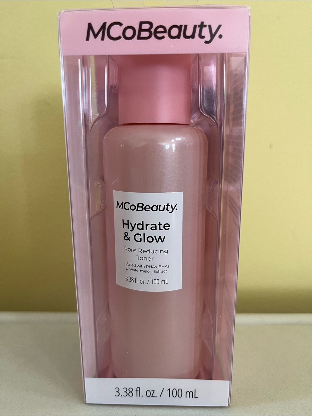 MCoBeauty Hydrate & Glow Pore Reducing Toner - Pink Bottle Watermelon